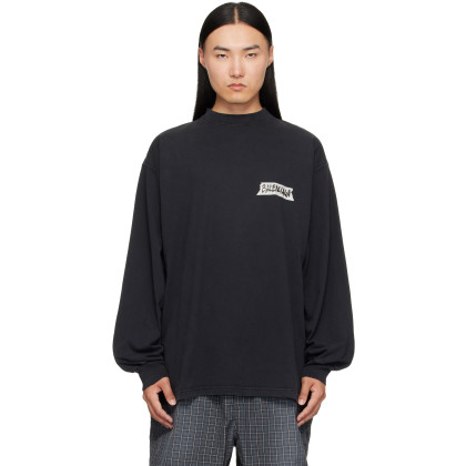 Black L/S Large T-Shirt