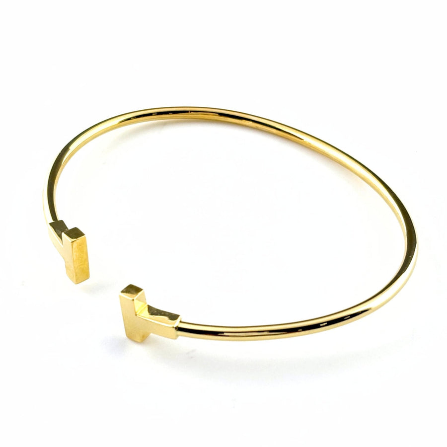 【中古】T Wire Bracelet 18K Yellow Gold