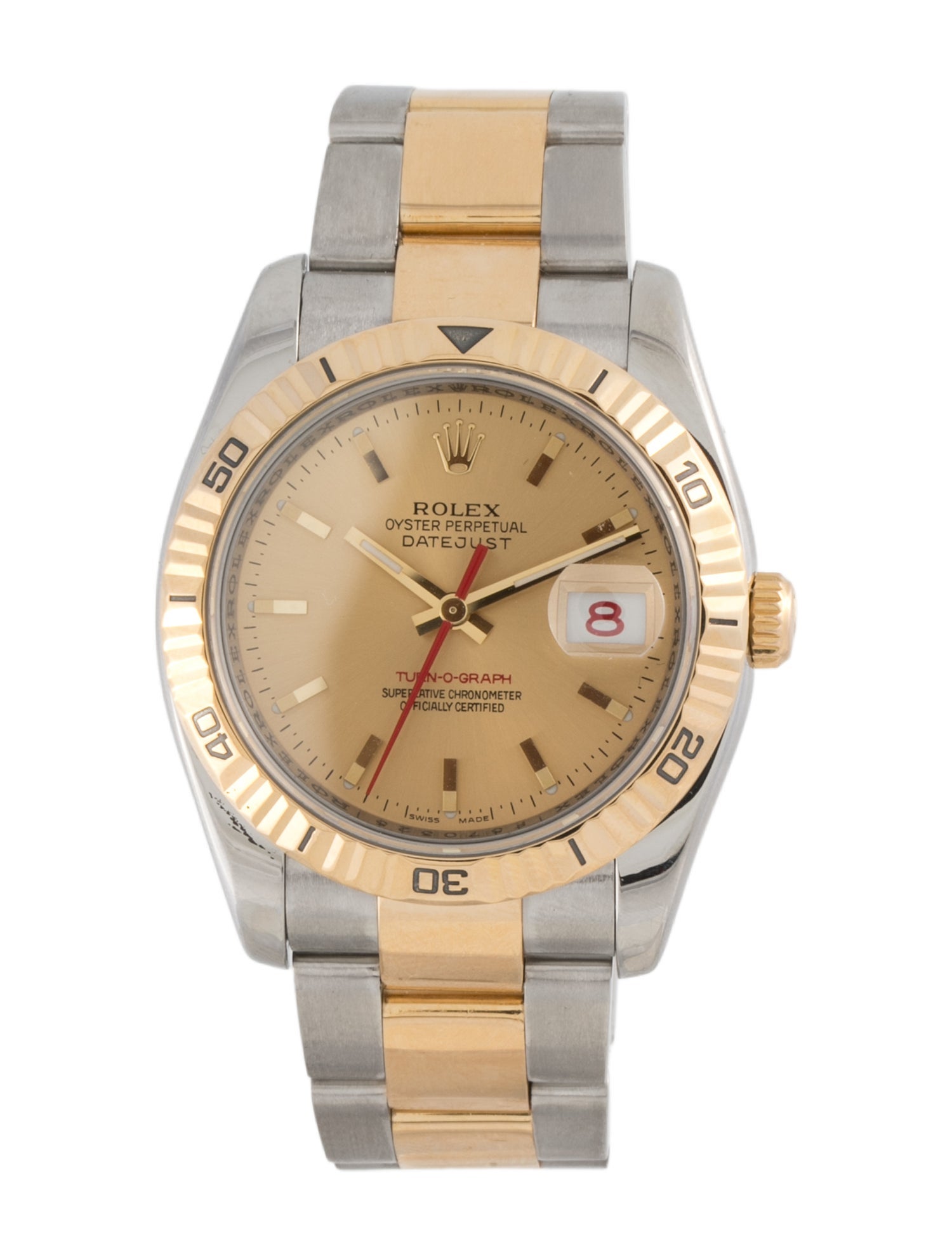 【中古】Datejust Turn-O-Graph Watch（Very Good）