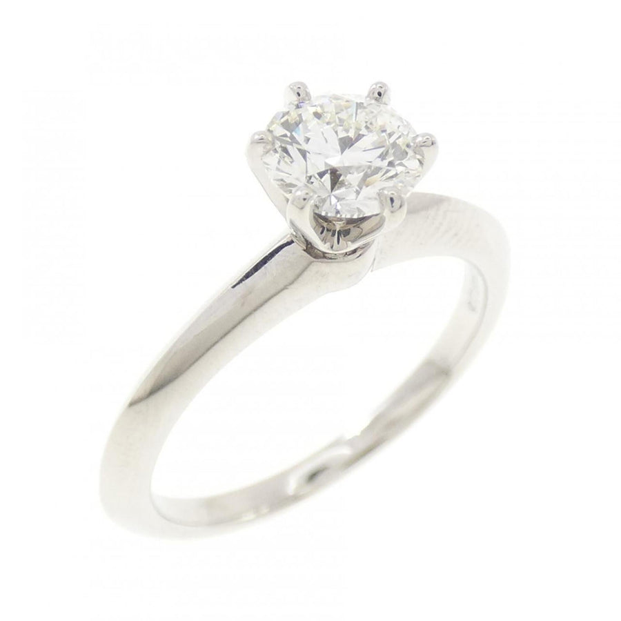 【中古】Classic Solitaire Ring Platinum with Diamond