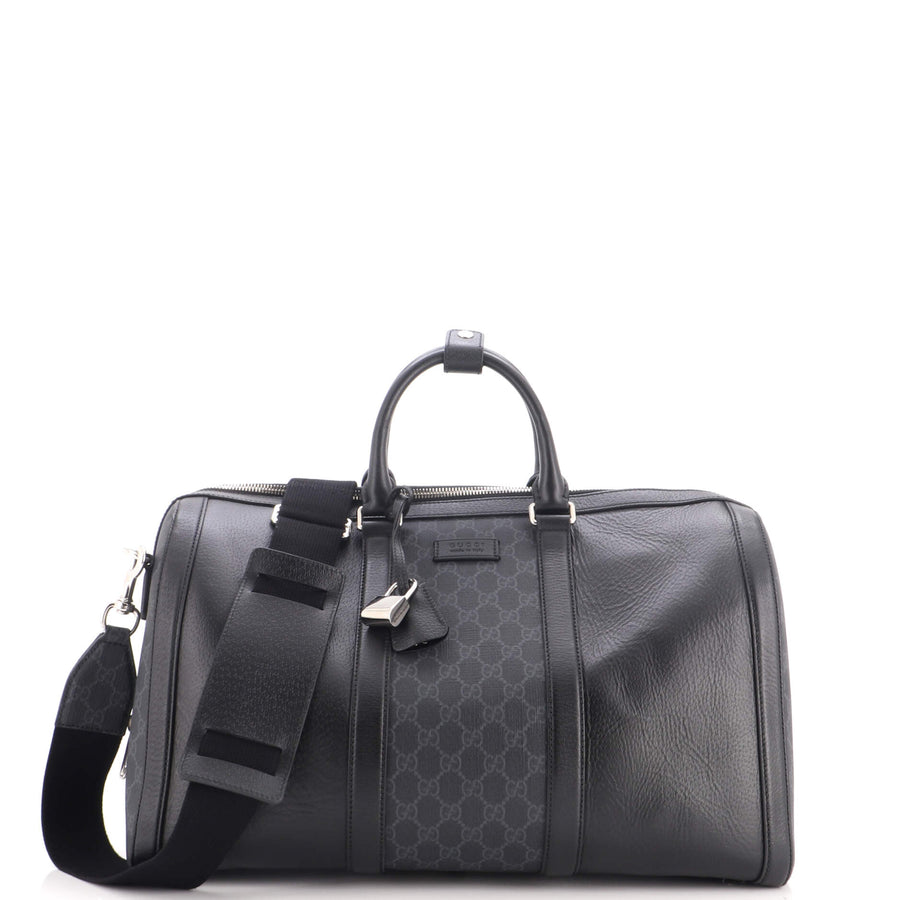 【中古】Convertible Duffle Backpack GG Coated Canvas and Leather Medium