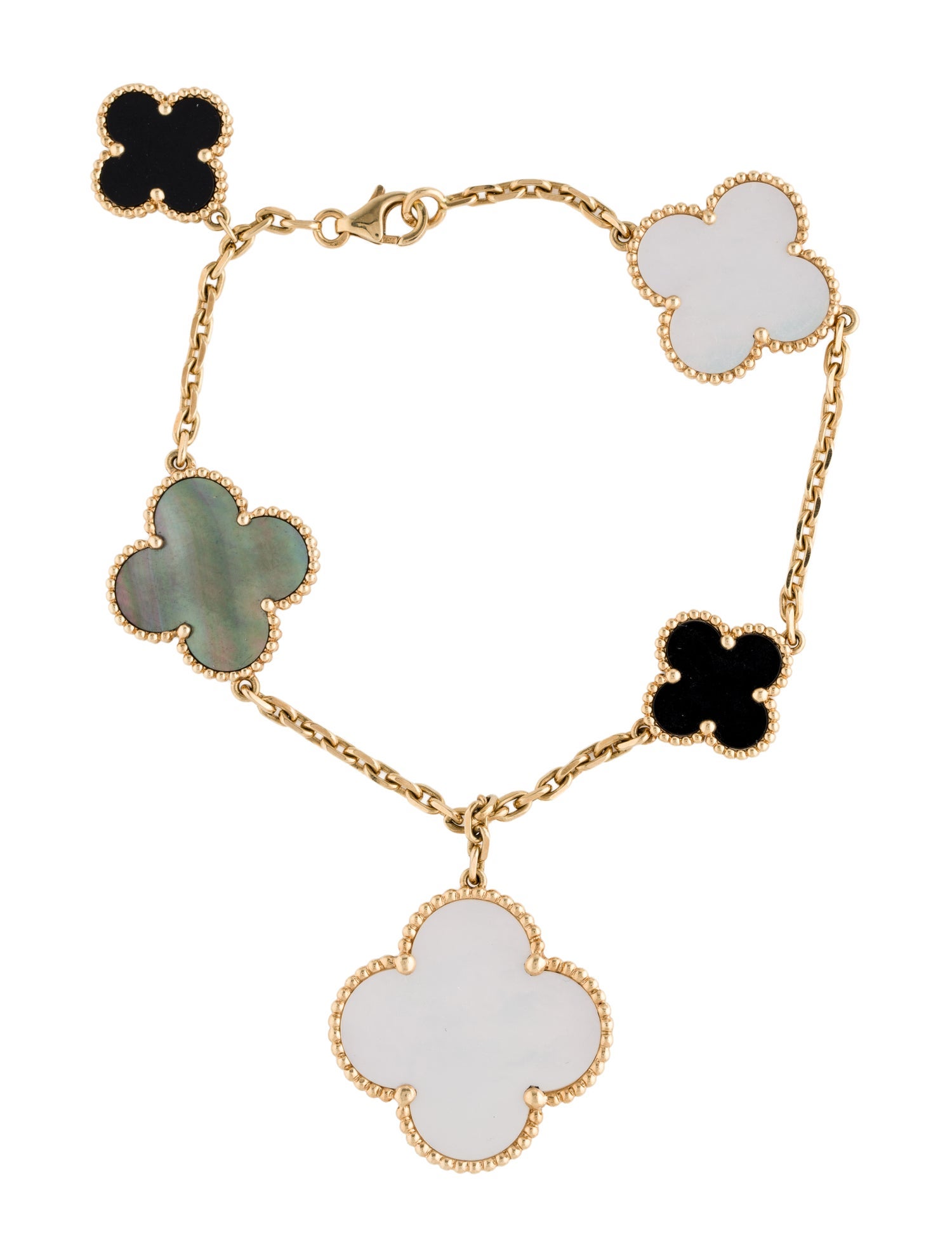 【中古】Mother of Pearl Magic Alhambra Bracelet（Very Good）