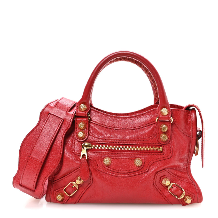 【中古】Agneau Giant 12 Gold Hardware Mini City Rouge Lipstick