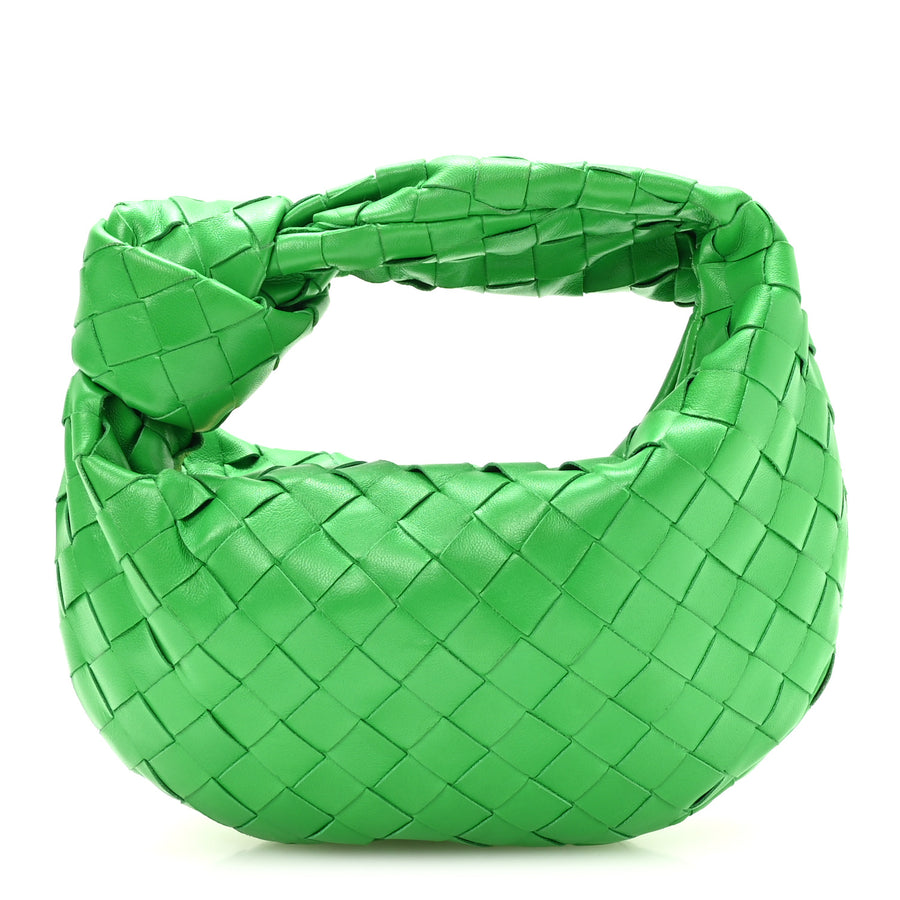【中古】Nappa Intrecciato Mini Jodie Parakeet