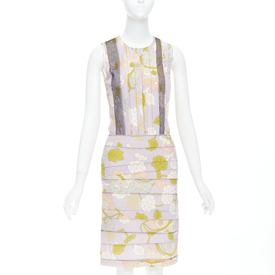 【中古】Women's Bottega Veneta 2015 Silk Pleat Dress
