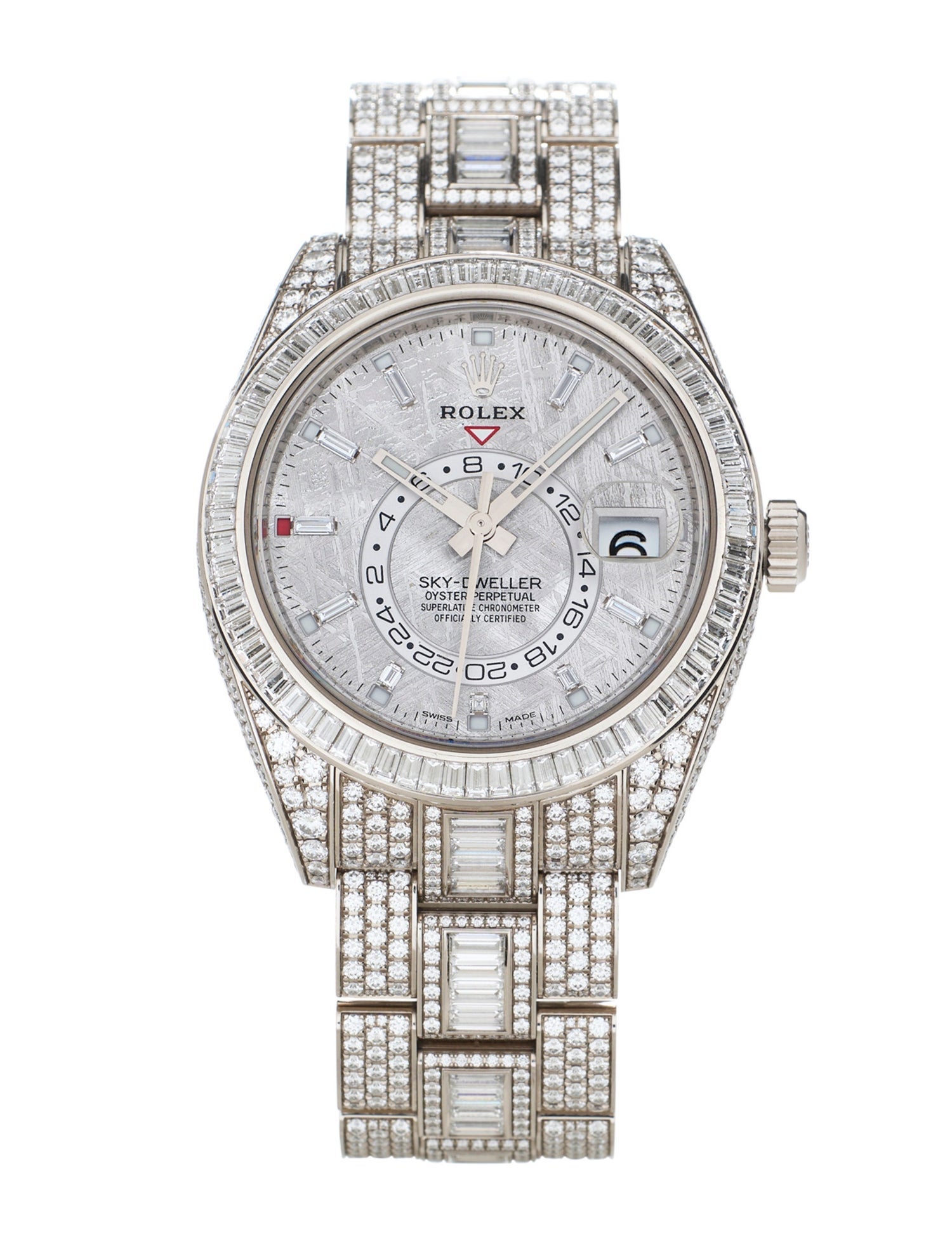 【中古】Meteorite Dial, Diamond Sky-Dweller Watch（Excellent）
